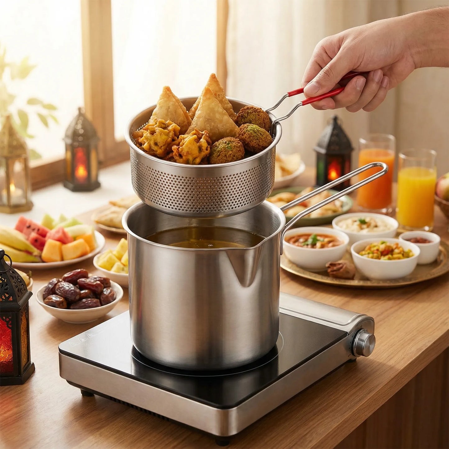 Stainless Steel Frying Basket