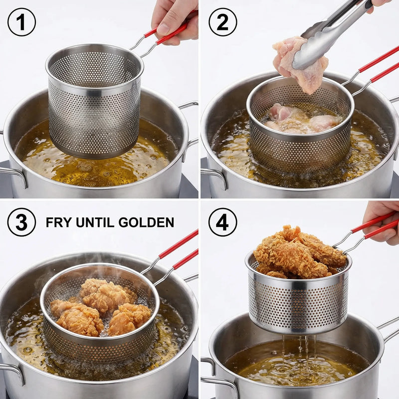 Stainless Steel Frying Basket