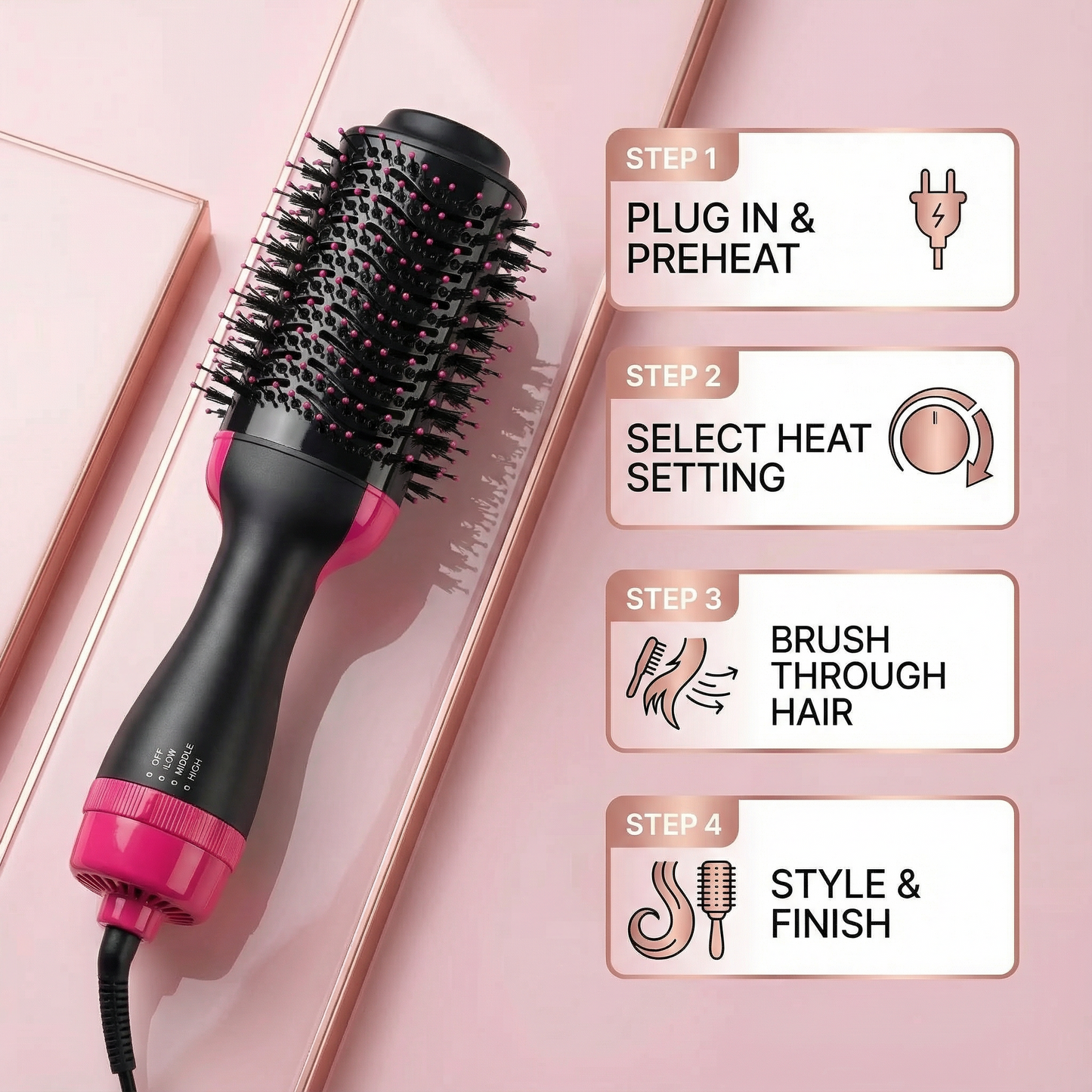 One Step Hair Dryer & Volumizer
