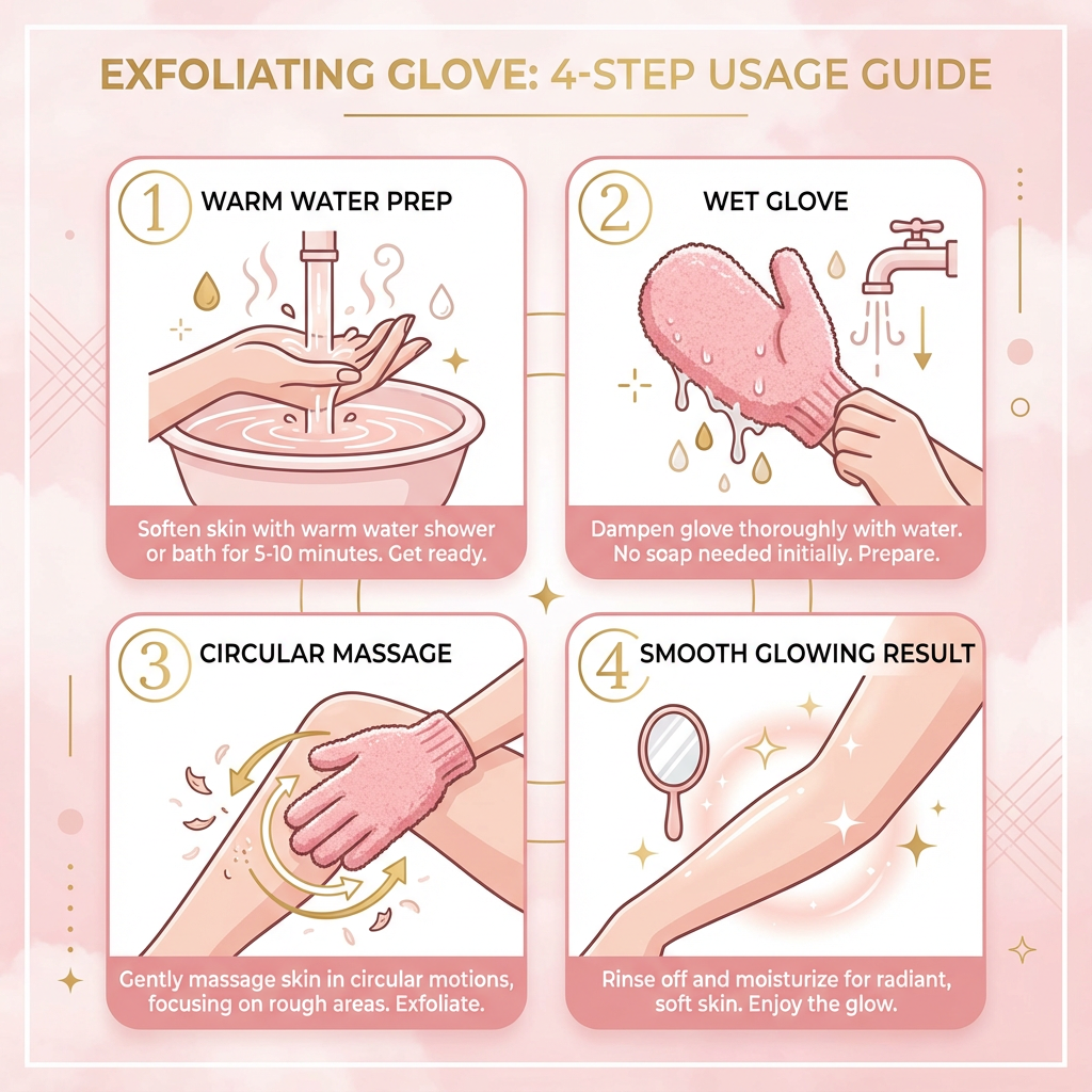 Lustelva™ Exfoliating Glove (Pack of 2)