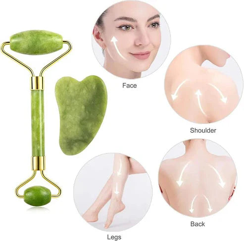 Flawless Facial Roller & Gua Sha Set