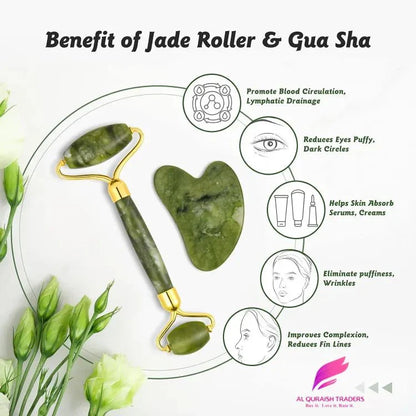 Flawless Facial Roller & Gua Sha Set