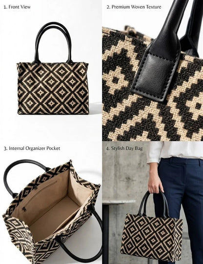 GEOMETRIC TOTE BAG Lustelva™
